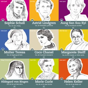 9 starke Frauen, die die Welt bewegt haben als Künstlerinnen, Forscherinnen, Aktivistinnen, Politikerinnen.