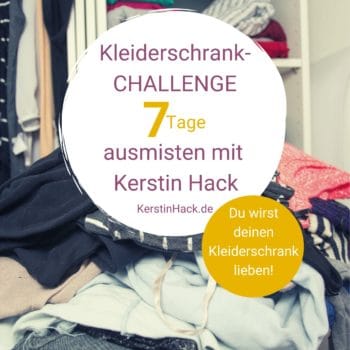 Kleiderschrank-Challenge von Kerstin Hack